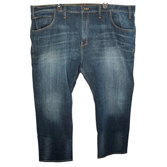 Foundry Flex Denim Jeans Men's Big & Tall Size 50x30 Dark Wash Blue S9407 - Picture 1 of 10